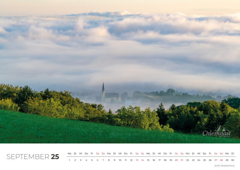 CHIEMGAU WANDKALENDER 2025 12