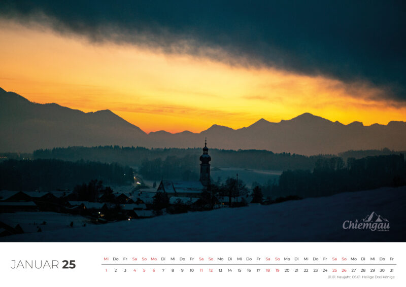 CHIEMGAU WANDKALENDER 2025 3